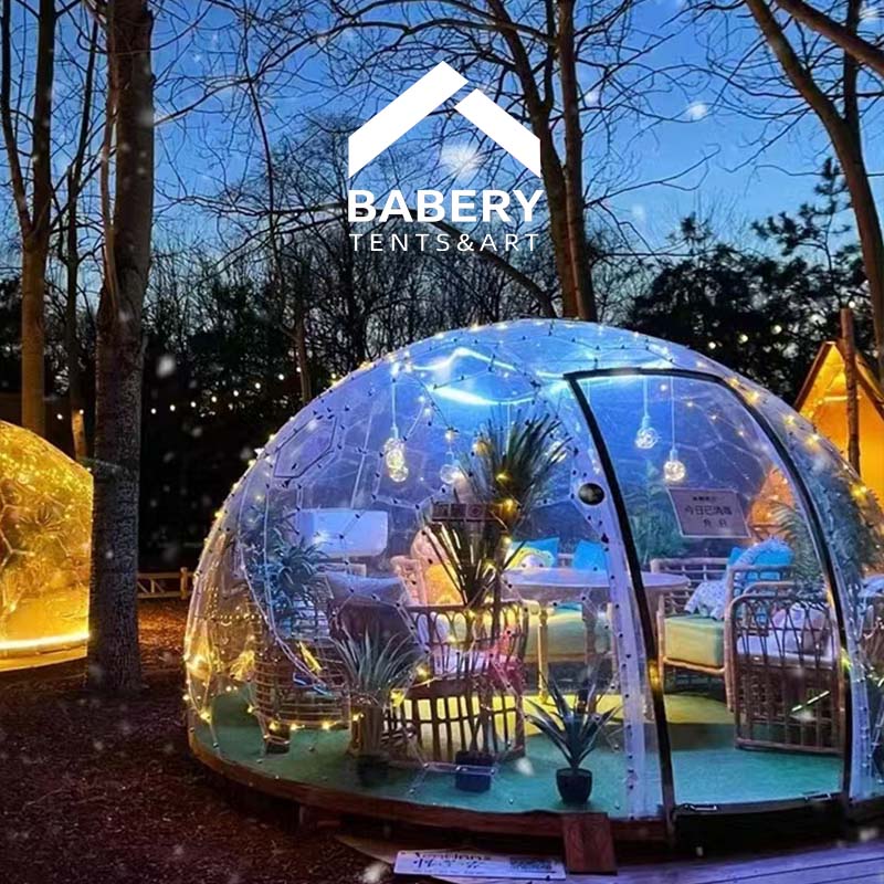 crystal tent Crystal ball tent